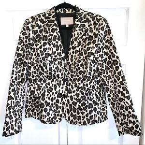 Banana Republic Leopard Print Blazer